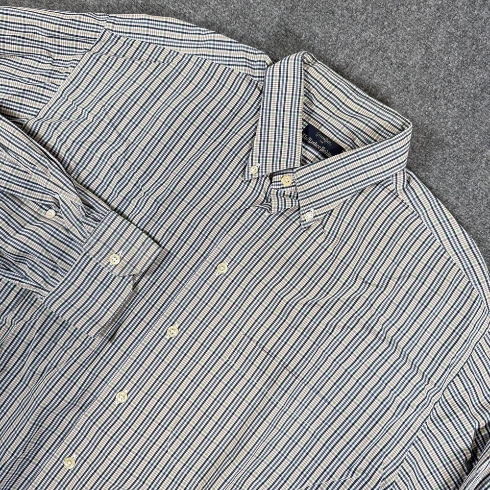 Gitman Bros Shirt‎ Mens XL Plaid The Yankee Peddler Button Down Long Sleeve VTG
